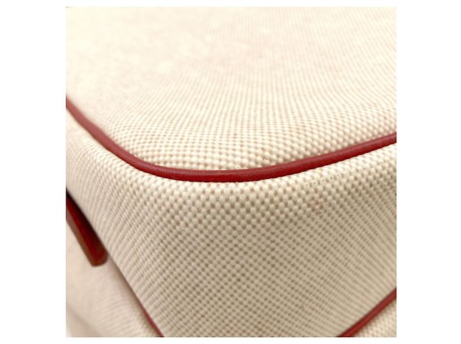 Hermès Borsa a tracolla Hermes Victoria Gold Hardware Rosso - vista 16