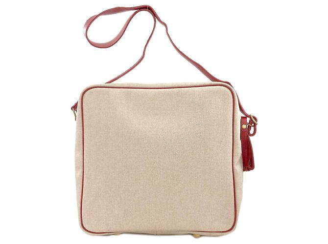 Hermès Borsa a tracolla Hermes Victoria Gold Hardware Rosso - vista 2