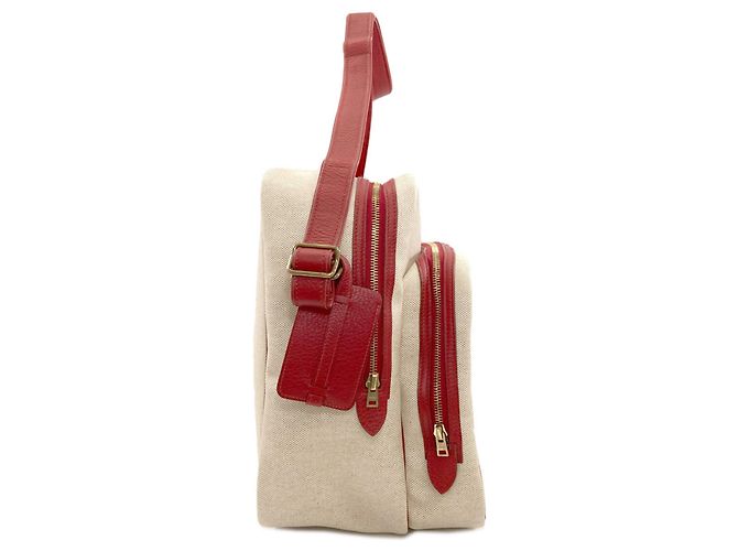 Hermès Borsa a tracolla Hermes Victoria Gold Hardware Rosso - vista 3