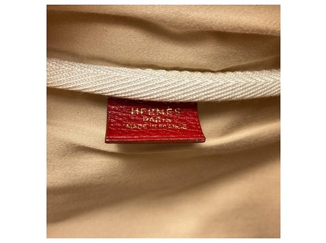 Hermès Borsa a tracolla Hermes Victoria Gold Hardware Rosso - vista 6