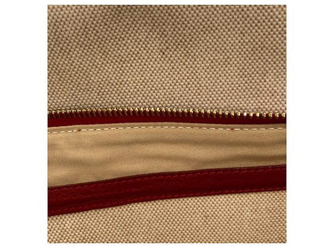 Hermès Borsa a tracolla Hermes Victoria Gold Hardware Rosso - vista 9