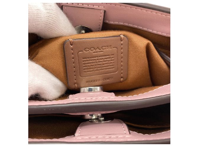 Borsa 2-Way Coach Signature Marrone Rosa - vista 6