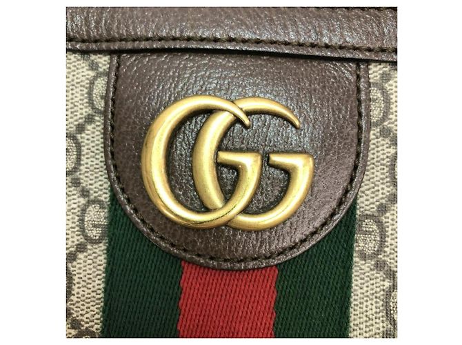 Borsa a tracolla piccola Gucci Ophidia GG - vista 10