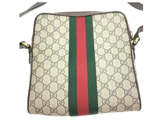 Borsa a tracolla piccola Gucci Ophidia GG - vista 2
