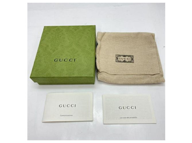 Cartera bi-fold Gucci GG Canvas en marrón Castaño - vista 6