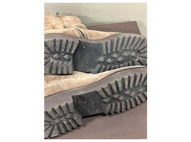 Autre Marque Botas Chelsea Doucal's de ante marrón con suela dentada Castaño - vista 8