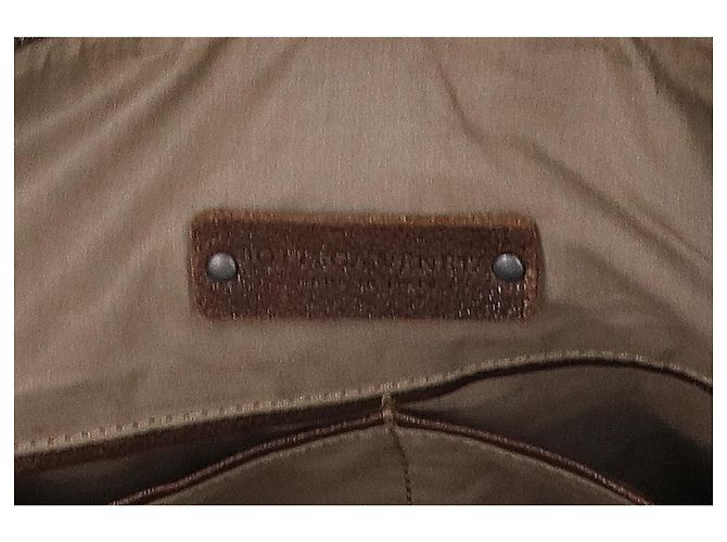 Borsa a tracolla in pelle marrone scuro Bottega Veneta - vista 7