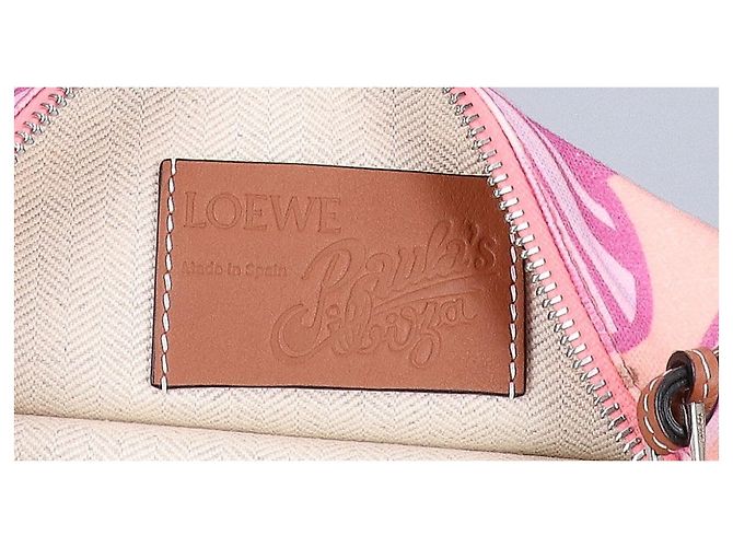 Clutch Loewe Paula's Ibiza Oblong Second Bag Rosa - vista 7