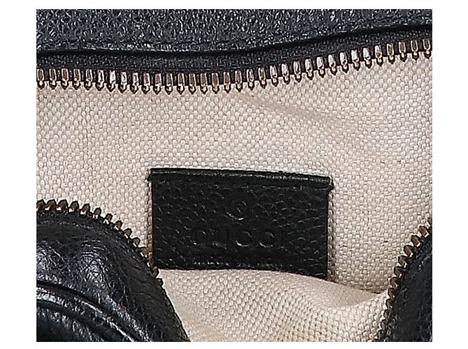 Borsa a tracolla GUCCI 574803 Logo Print Nero - vista 7