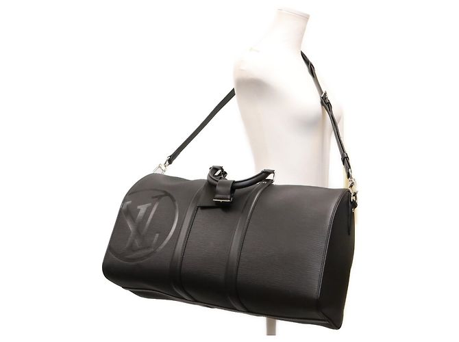 Borsa Boston Louis Vuitton in pelle Epi nera Nero - vista 13