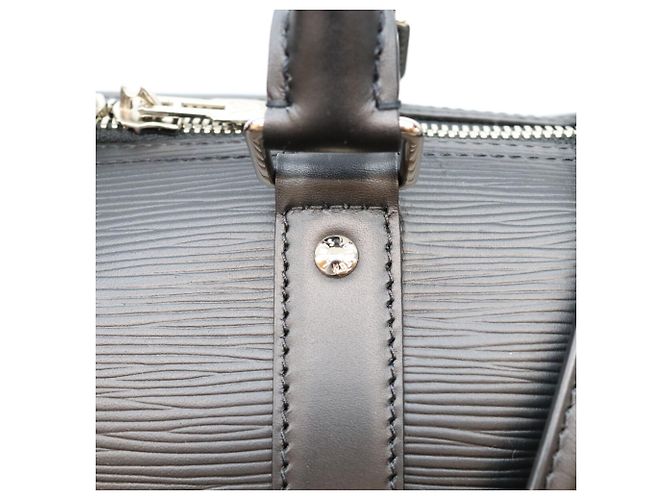 Borsa Boston Louis Vuitton in pelle Epi nera Nero - vista 9