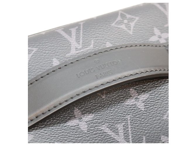 Necessaire Louis Vuitton Monogram Eclipse Nero - vista 7