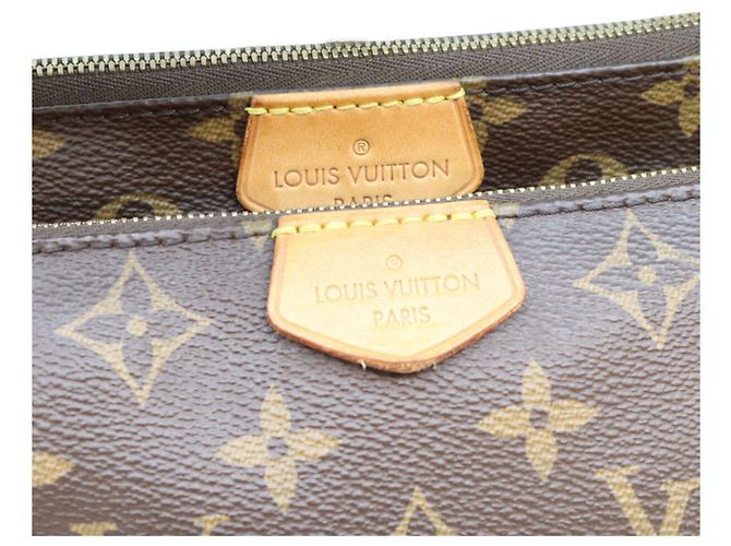 Louis Vuitton Monogram Khaki Multipochette Accessoires Schultertasche Braun - Ansicht 6