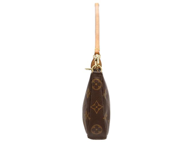 Borsa Louis Vuitton Monogram Pochette Accessoires Marrone - vista 2