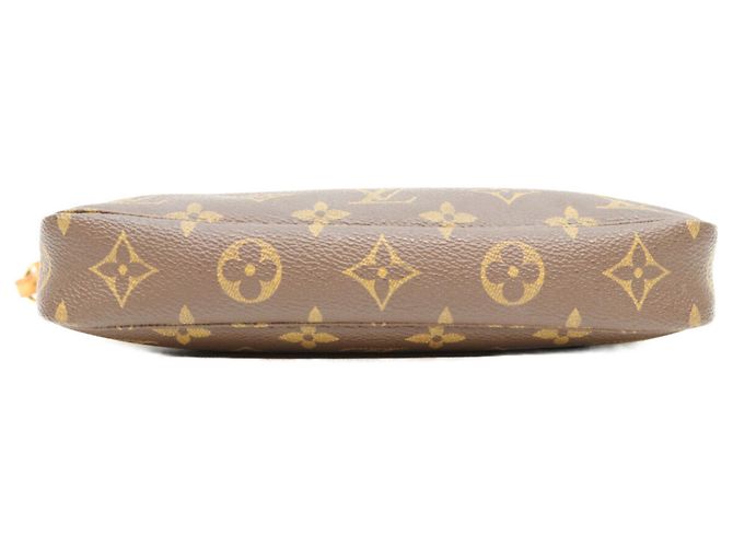Borsa Louis Vuitton Monogram Pochette Accessoires Marrone - vista 5