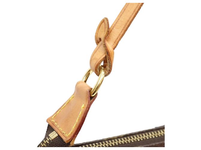 Borsa Louis Vuitton Monogram Pochette Accessoires Marrone - vista 7