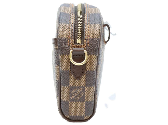 Borsa a tracolla Louis Vuitton Damier Pochette Ipanema Marrone - vista 2
