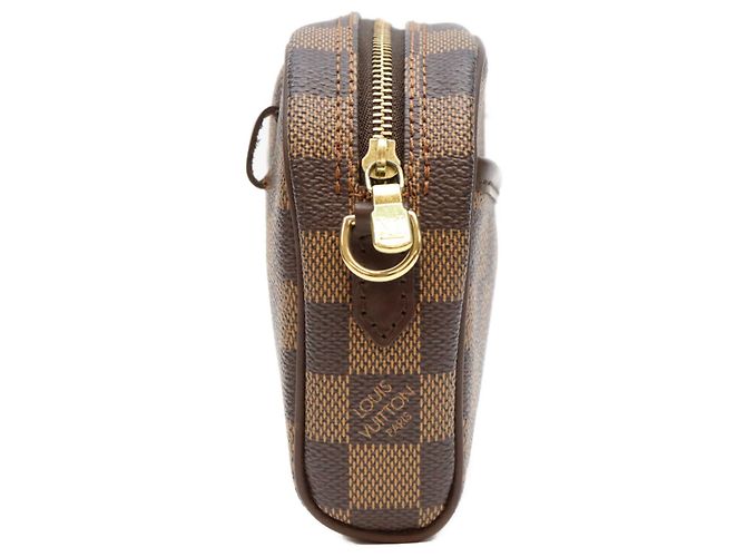 Borsa a tracolla Louis Vuitton Damier Pochette Ipanema Marrone - vista 4