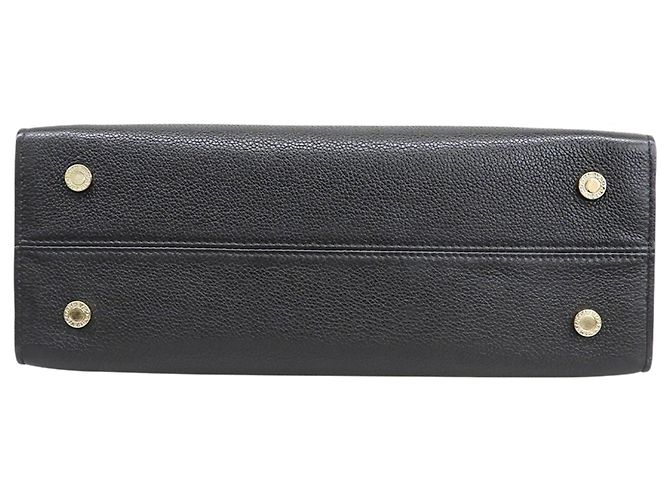 Borsa in pelle BVLGARI Bulgari Alba Nero - vista 4