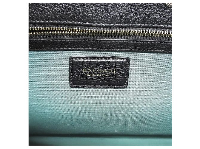Borsa in pelle BVLGARI Bulgari Alba Nero - vista 6