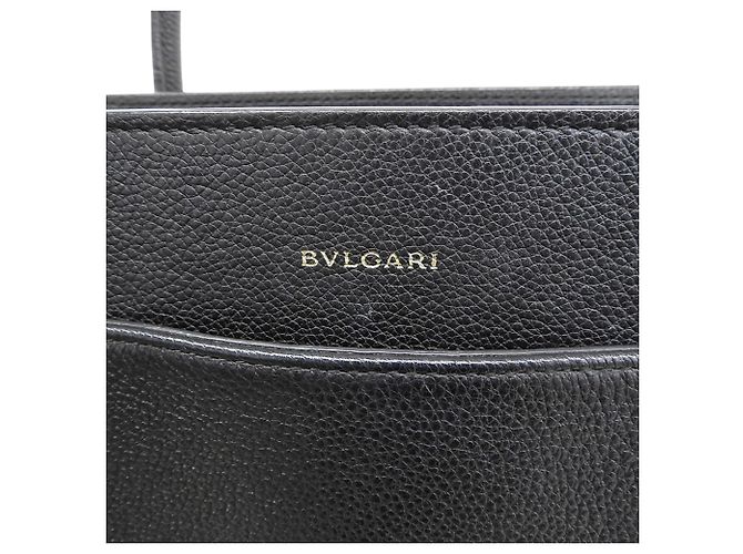 Borsa in pelle BVLGARI Bulgari Alba Nero - vista 7