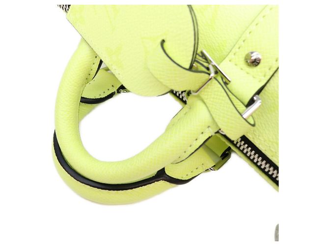 Borsa a tracolla Louis Vuitton Taigarama Keepall Bandoulière 25 Giallo - vista 10