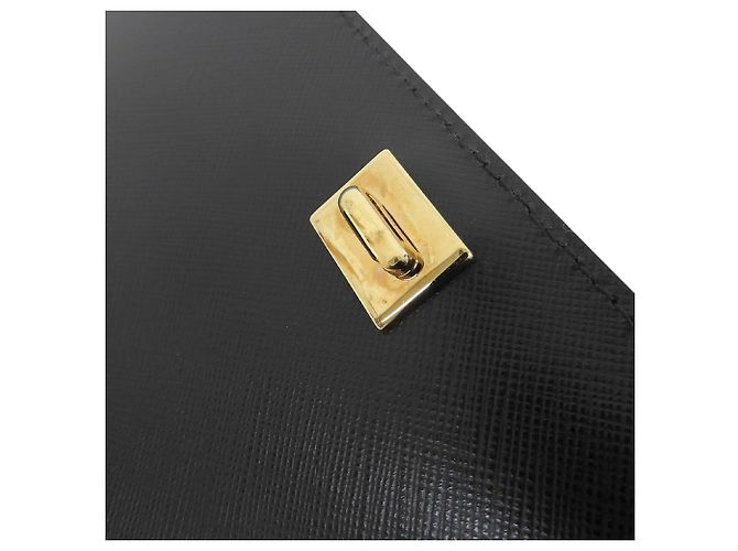 Borsa a tracolla Salvatore Ferragamo Vara Ribbon Nero Bianco - vista 7