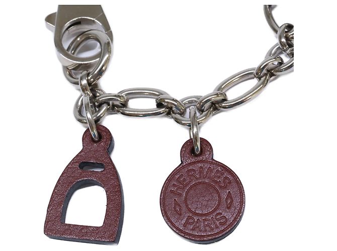Hermès Bracciale con ciondoli Hermes Amulette 5 Argento Bordò - vista 4