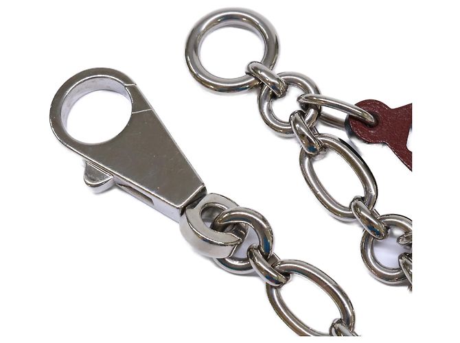 Hermès Bracciale con ciondoli Hermes Amulette 5 Argento Bordò - vista 8