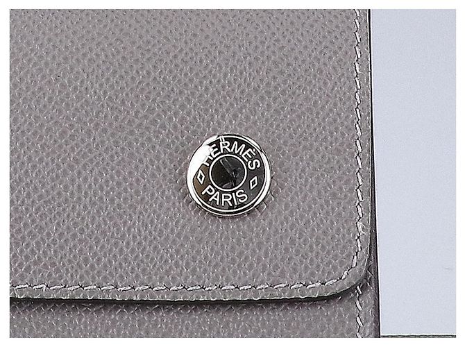 Hermès Bolsa de ombro Hermes em couro Epsom Cinza - vista 8