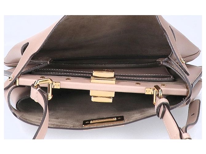 FENDI Peekaboo Soft Small Schultertasche Grau - Ansicht 6