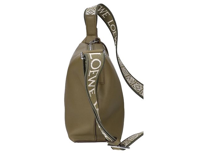 Borsa a tracolla Loewe Cubi in verde kaki Cachi - vista 2