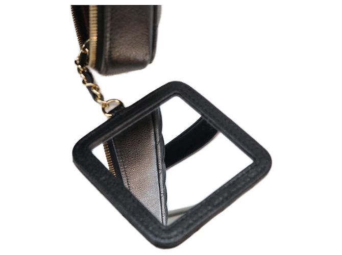 Borsa Vanity Chanel AP2573 Timeless Classic Caviar con manico superiore Nero - vista 10