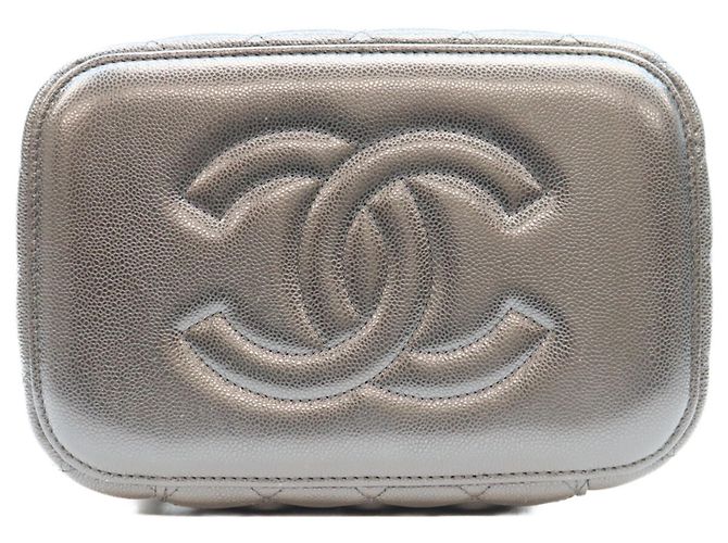 Borsa Vanity Chanel AP2573 Timeless Classic Caviar con manico superiore Nero - vista 5