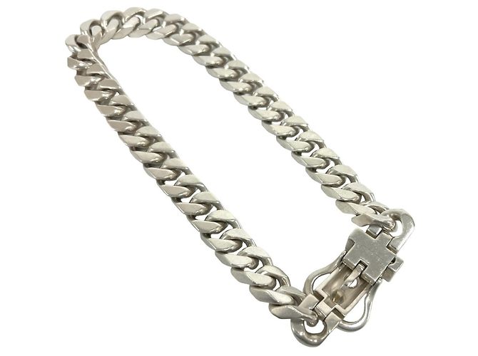 Hermès HERMES Boucles Sellier GM Halskette Silber - Ansicht 6