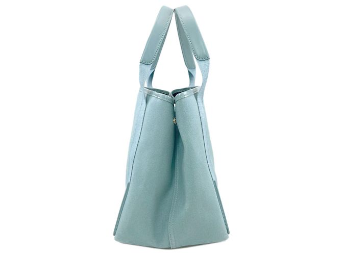 Borsa a mano Balenciaga in tela azzurro Blu chiaro - vista 3