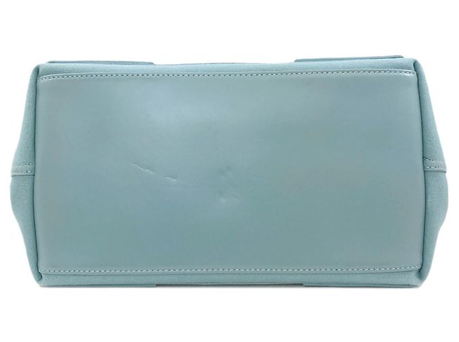 Borsa a mano Balenciaga in tela azzurro Blu chiaro - vista 4