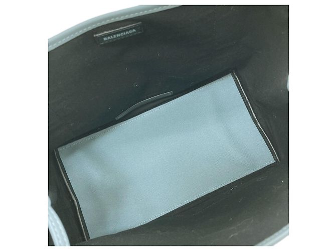 Borsa a mano Balenciaga in tela azzurro Blu chiaro - vista 5
