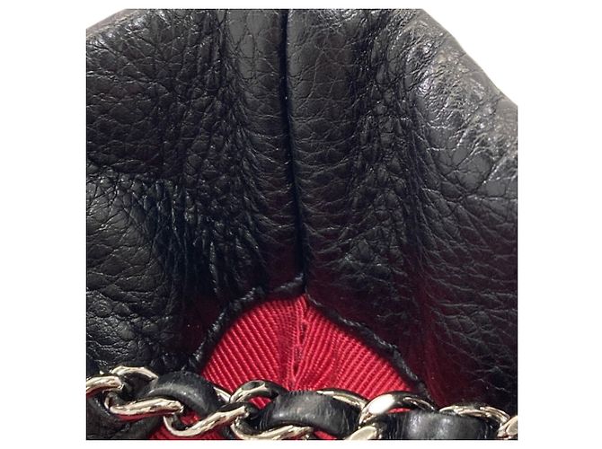 Borsa a tracolla Chanel Gabrielle Matelassé Nero - vista 8