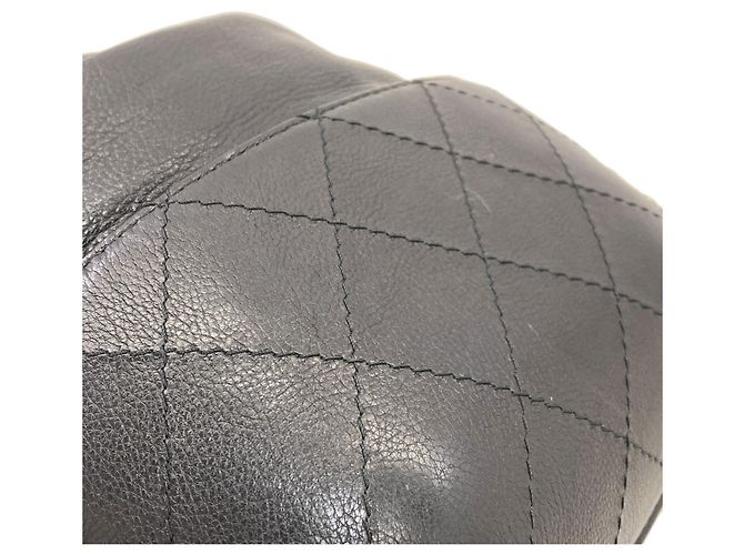 Borsa a tracolla Chanel Gabrielle Matelassé Nero - vista 9