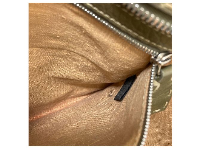 Borsa in pelle Fendi Selleria Cachi - vista 7