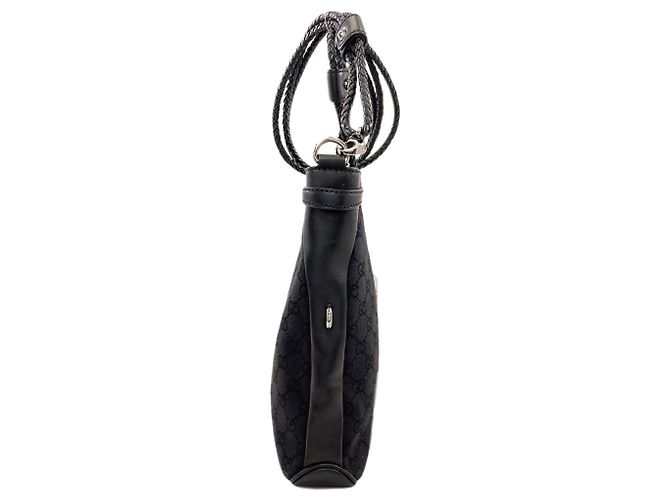 Borsa a tracolla Gucci 109106 GG Nero - vista 3