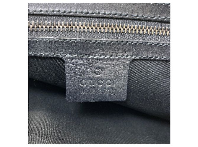 Borsa a tracolla Gucci 109106 GG Nero - vista 6