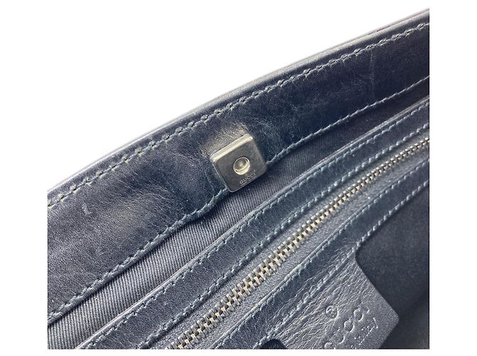 Borsa a tracolla Gucci 109106 GG Nero - vista 7