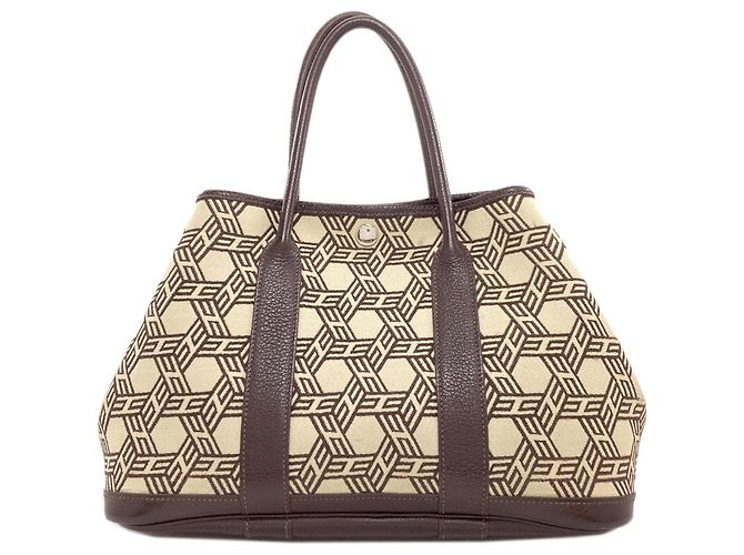 Hermès Borsa Hermes Garden Party TPM Marrone - vista 2