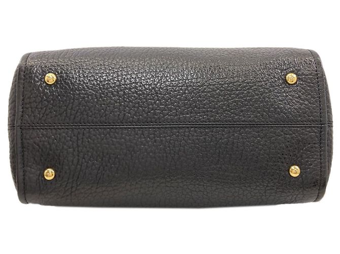 Borsa Tote 2-Way Chameleon Fendi in pelle di vitello nera Nero - vista 4