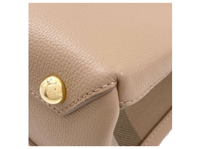 Borsa a mano 2 vie Burberry Banner Marrone - vista 13