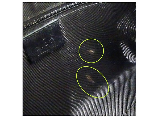 Borsa a mano Gucci da donna in pelle nera Nero - vista 15