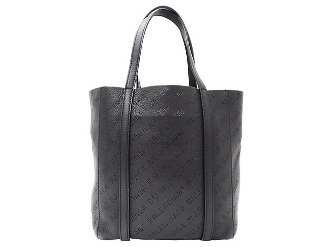 Everyday Bolsa de mão Balenciaga em couro preto - vista 2