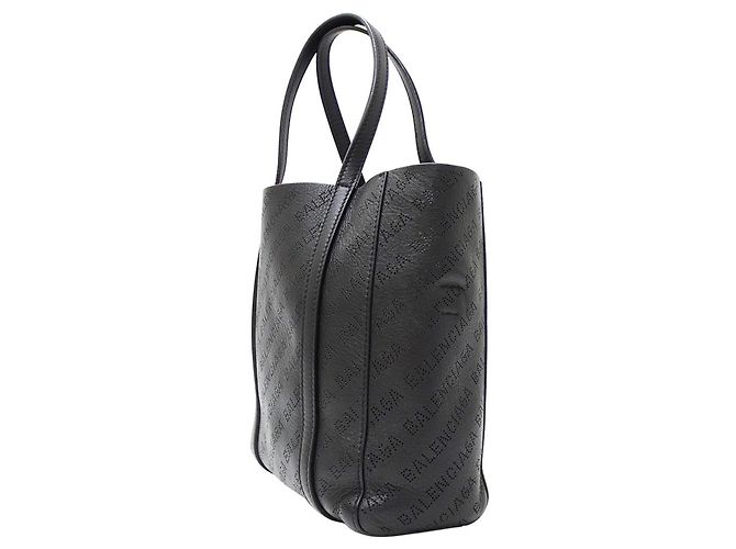 Everyday Bolsa de mão Balenciaga em couro preto - vista 4